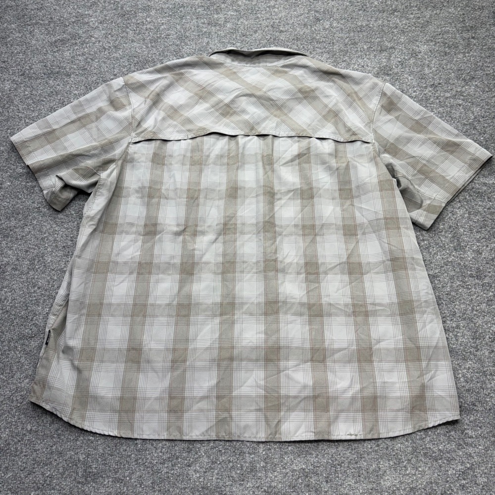 Alaskan Hardgear Duluth Trading Co Mens 2XL Plaid Short Sleeve Button Down Shirt - Picture 9 of 9